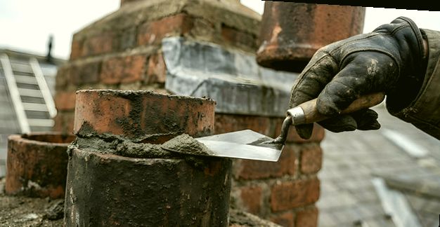 Crown set smooth with a trowel